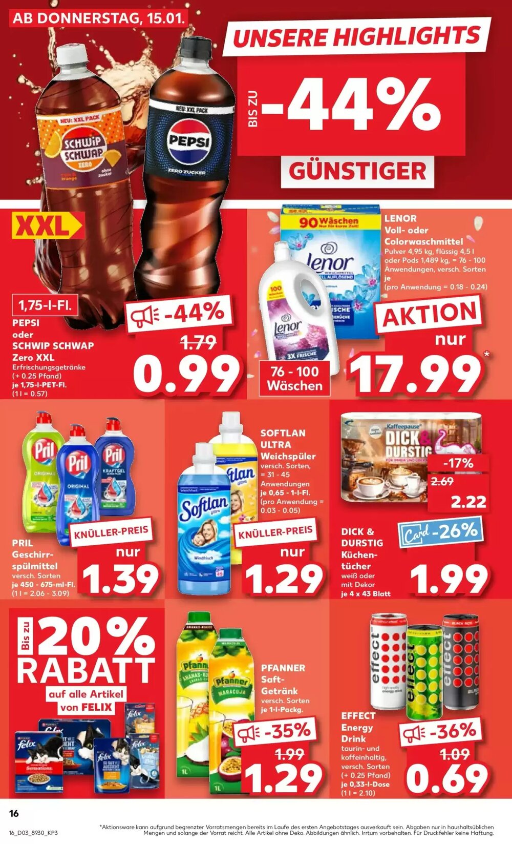 Kaufland Prospekt (ab 18.01.2026) zum Blättern - Seite 16
