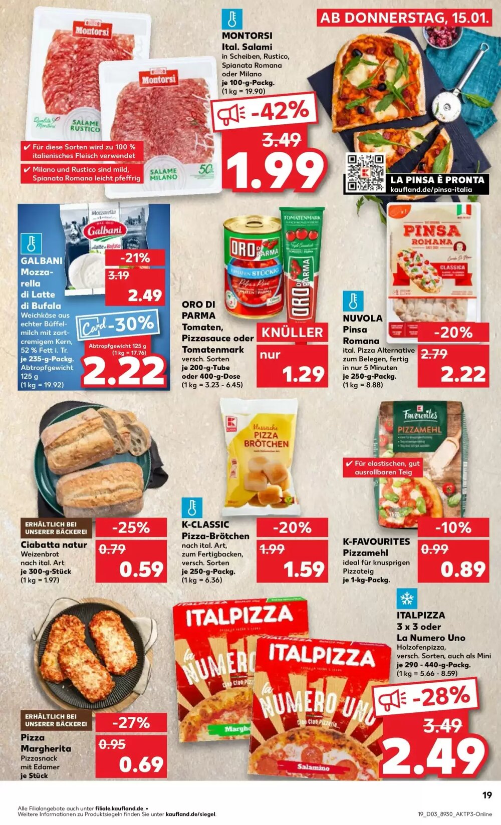Kaufland Prospekt (ab 18.01.2026) zum Blättern - Seite 19