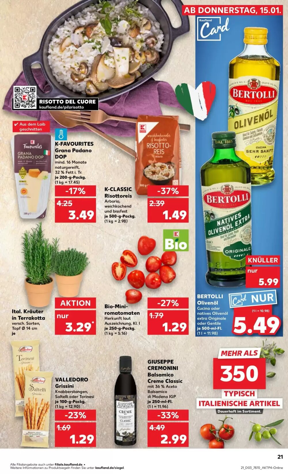 Kaufland Prospekt (ab 18.01.2026) zum Blättern - Seite 21