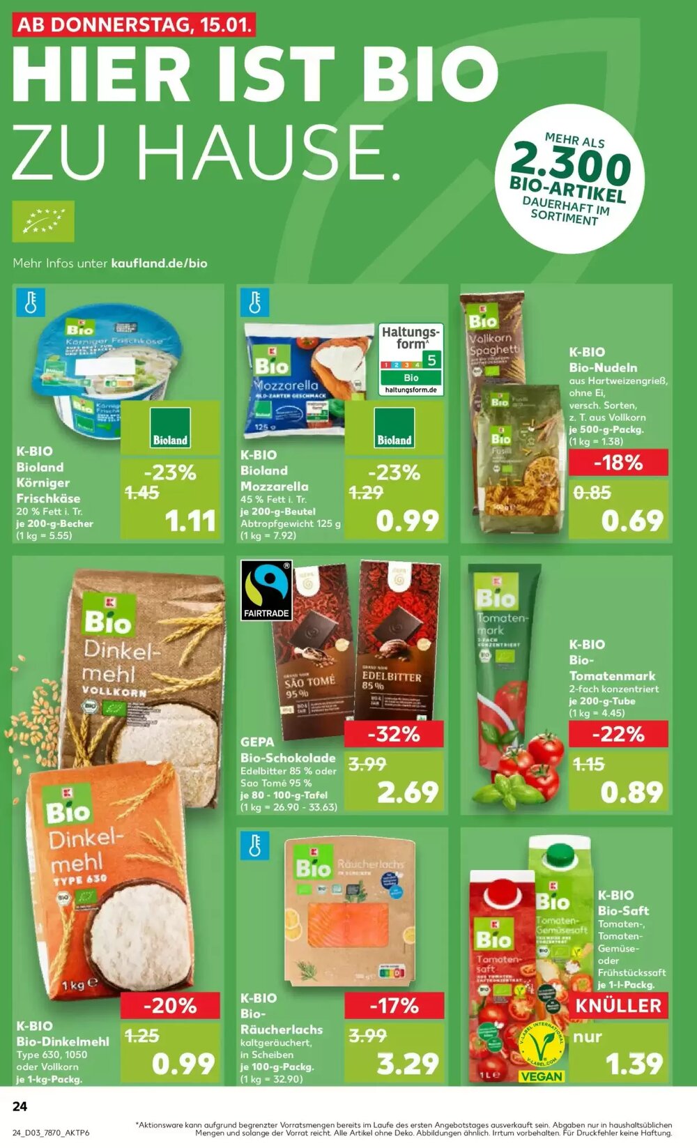 Kaufland Prospekt (ab 18.01.2026) zum Blättern - Seite 24