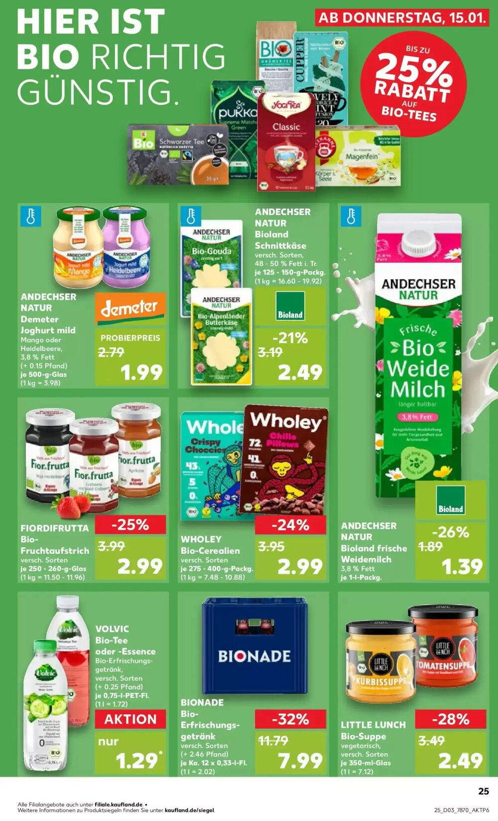 Kaufland Prospekt (ab 18.01.2026) zum Blättern - Seite 25