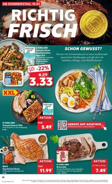 Kaufland Prospekt (ab 18.01.2026) zum Blättern - Seite 32
