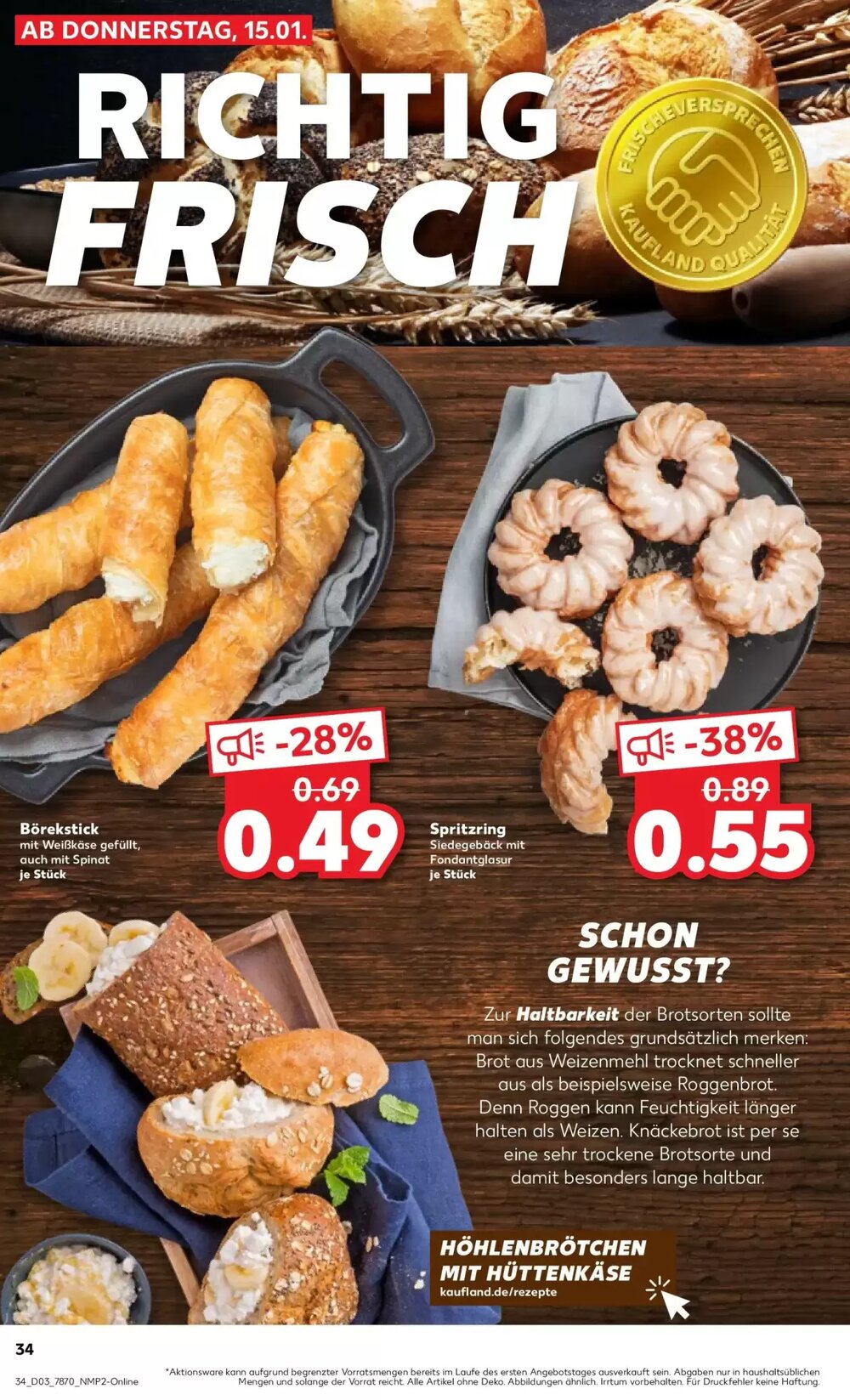 Kaufland Prospekt (ab 18.01.2026) zum Blättern - Seite 34