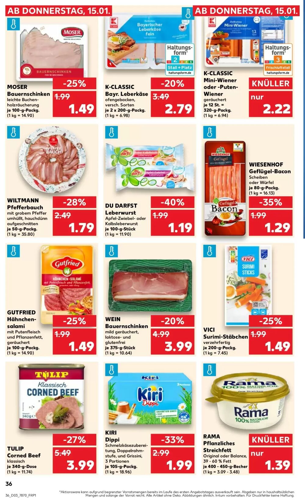 Kaufland Prospekt (ab 18.01.2026) zum Blättern - Seite 36