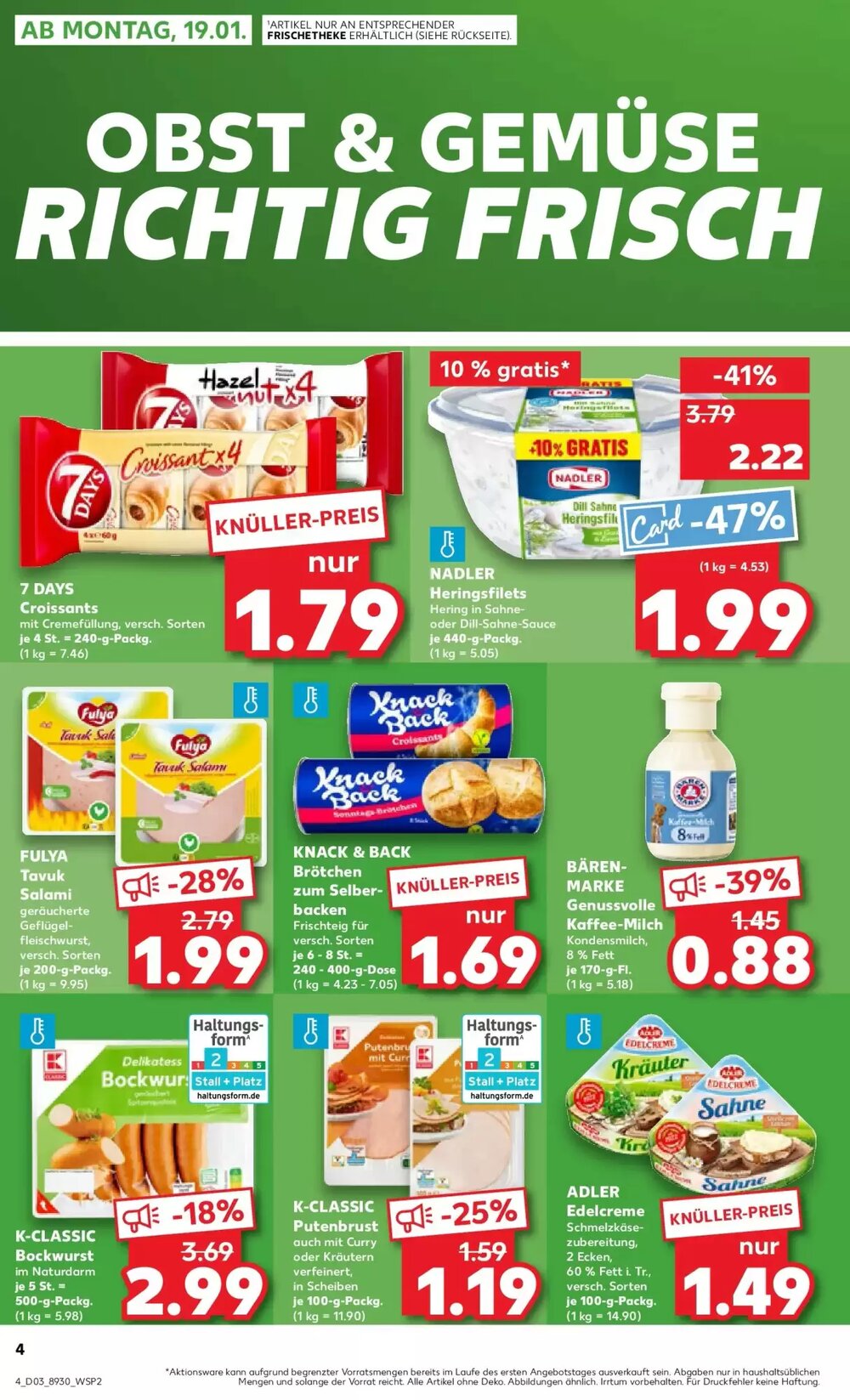 Kaufland Prospekt (ab 18.01.2026) zum Blättern - Seite 4