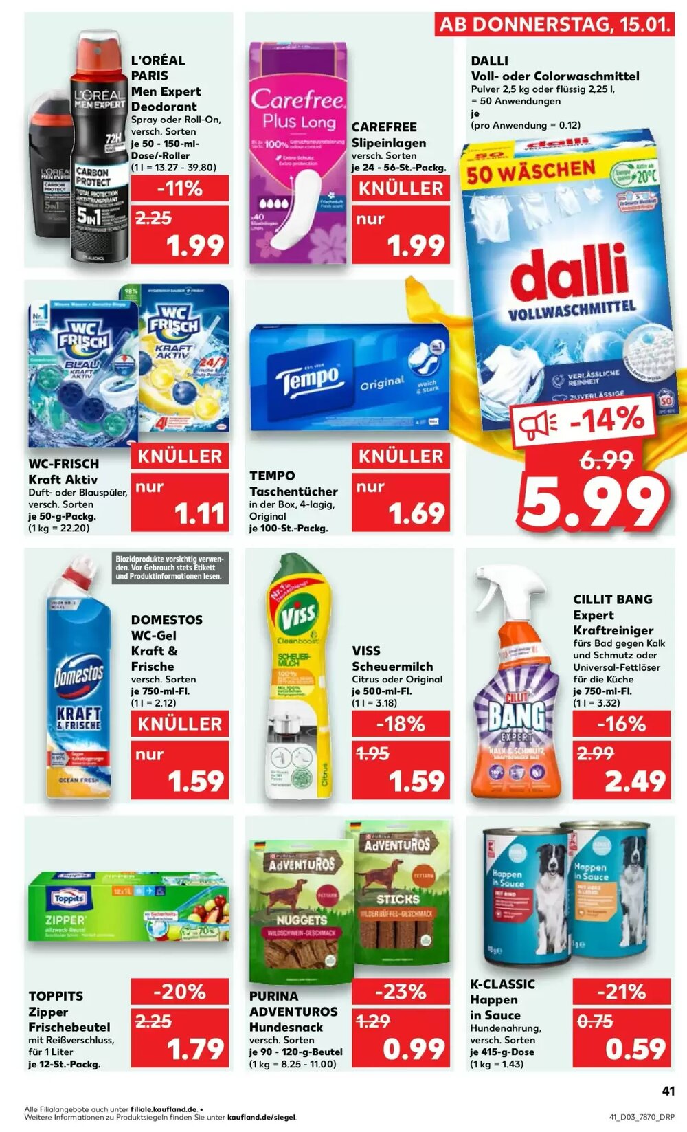 Kaufland Prospekt (ab 18.01.2026) zum Blättern - Seite 41