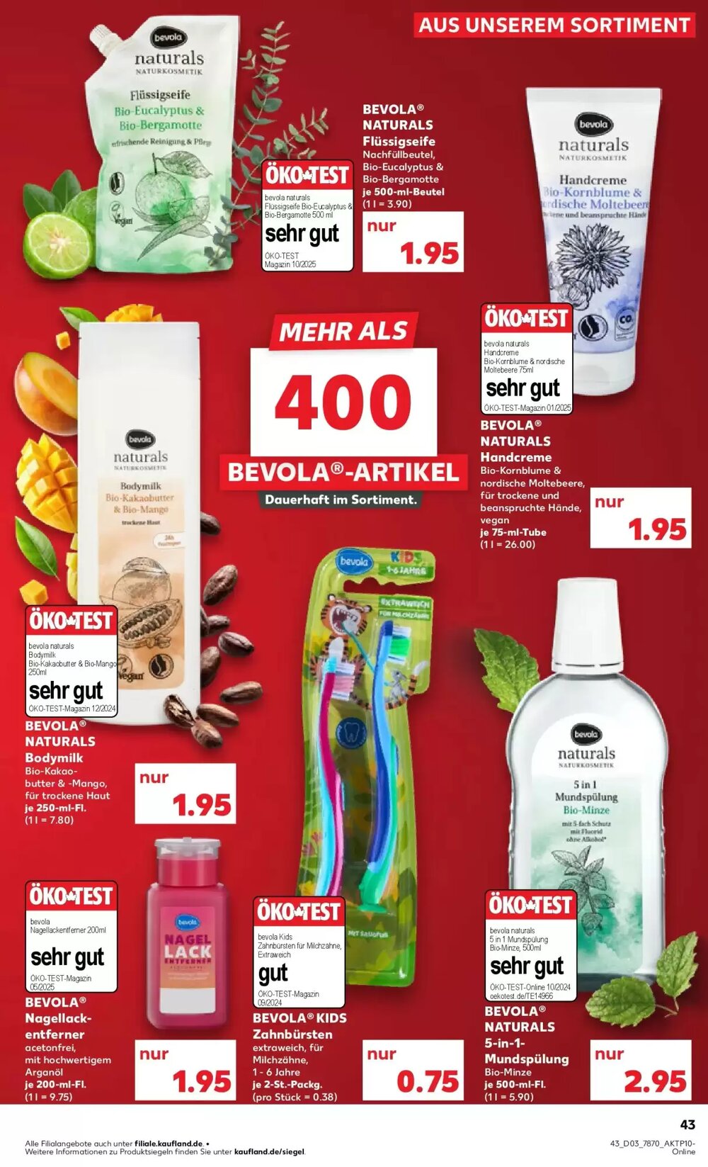 Kaufland Prospekt (ab 18.01.2026) zum Blättern - Seite 43
