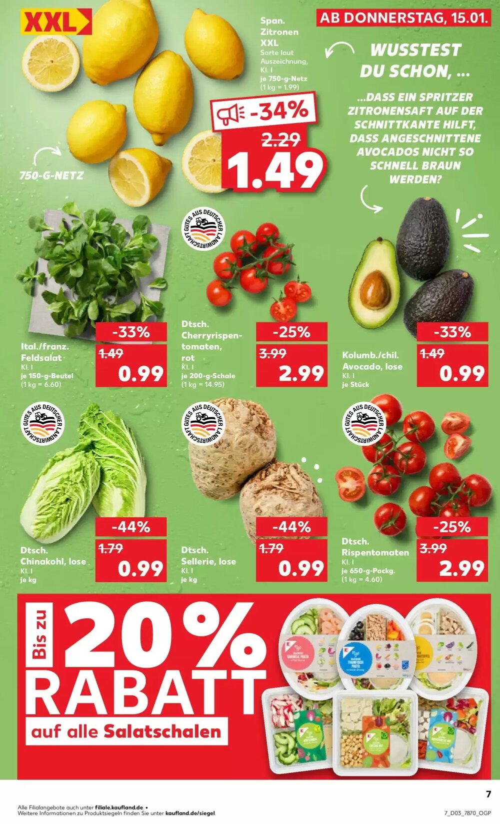 Kaufland Prospekt (ab 18.01.2026) zum Blättern - Seite 7