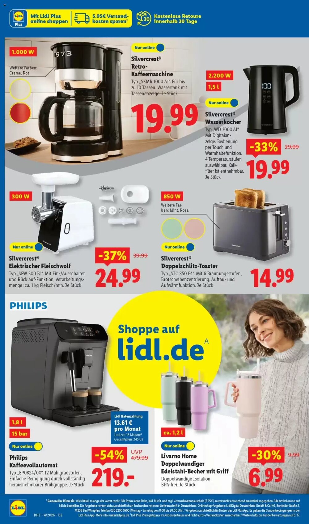 Lidl Prospekt (ab 19.01.2026) zum Blättern - Seite 22