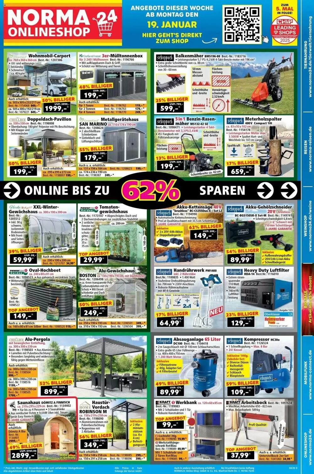 Norma Prospekt (ab 19.01.2026) zum Blättern - Seite 1