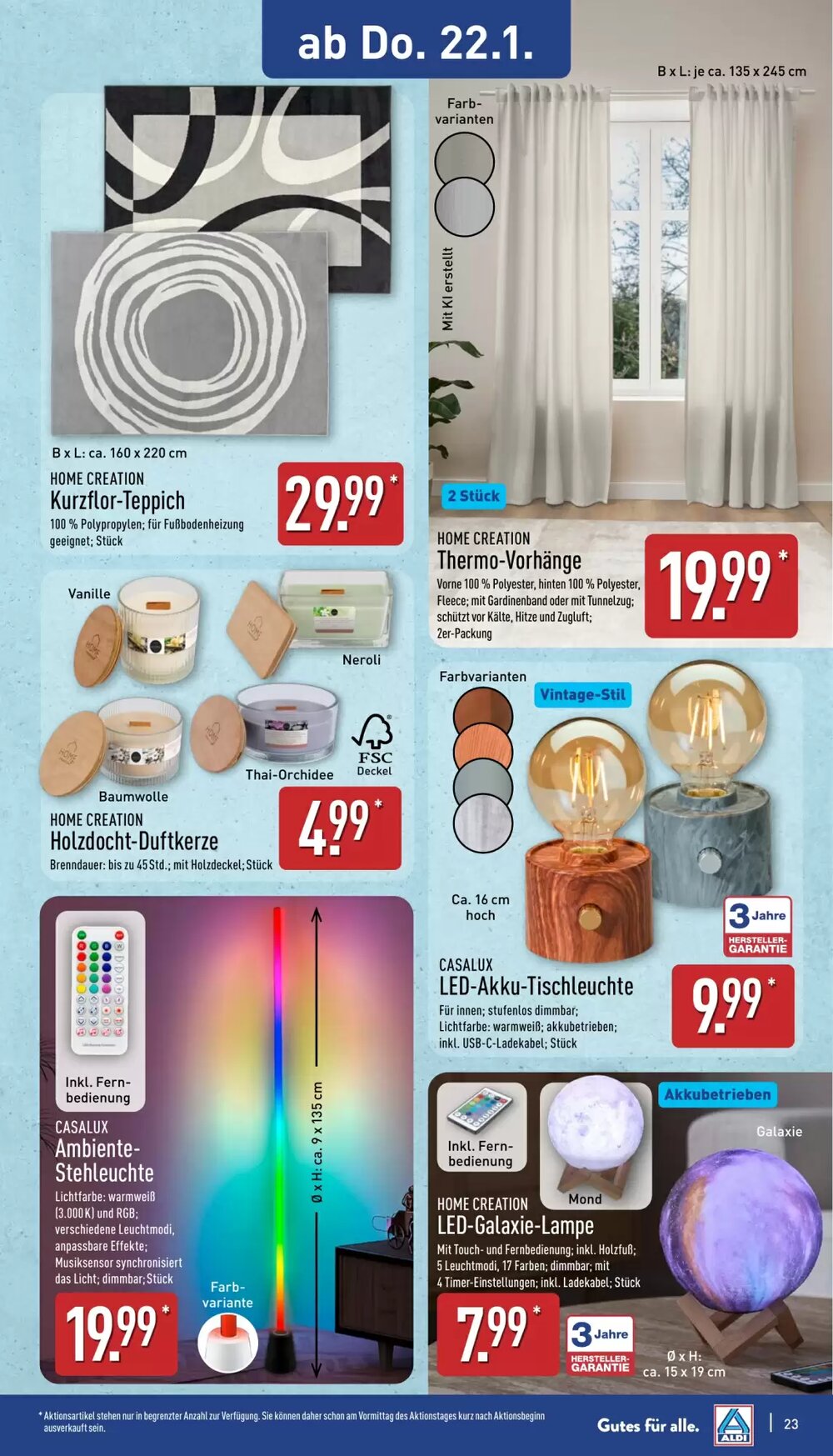 Aldi Nord Prospekt (ab 19.01.2026) zum Blättern - Seite 23