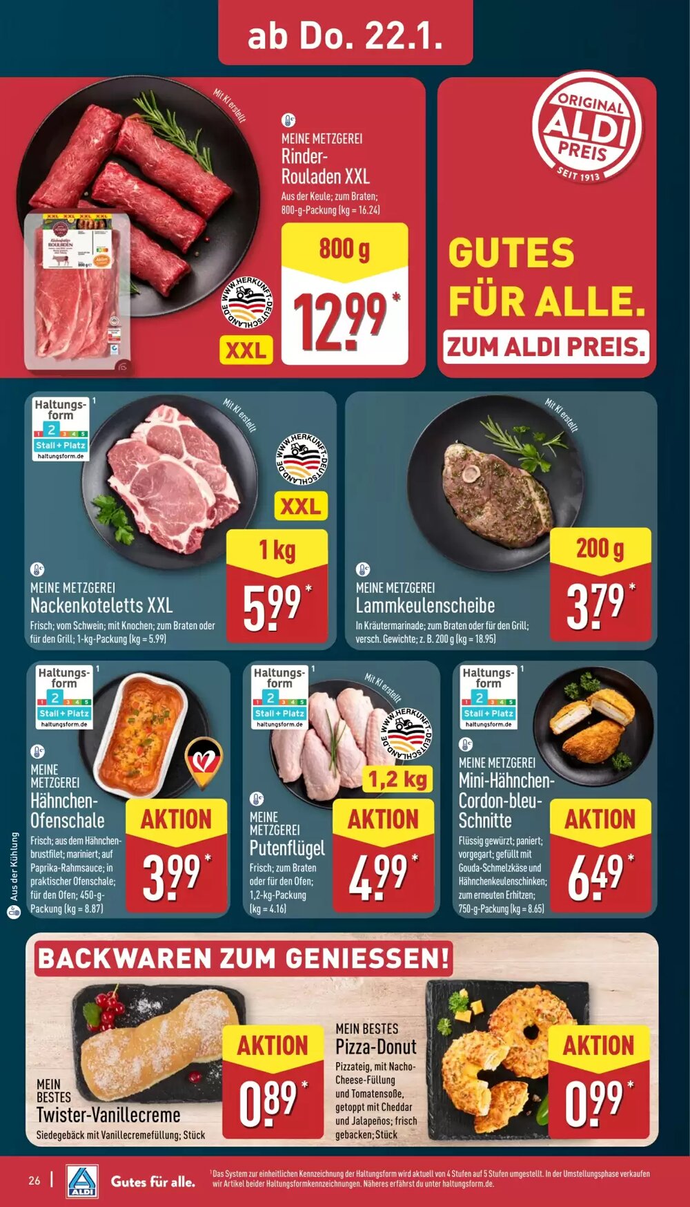 Aldi Nord Prospekt (ab 19.01.2026) zum Blättern - Seite 26