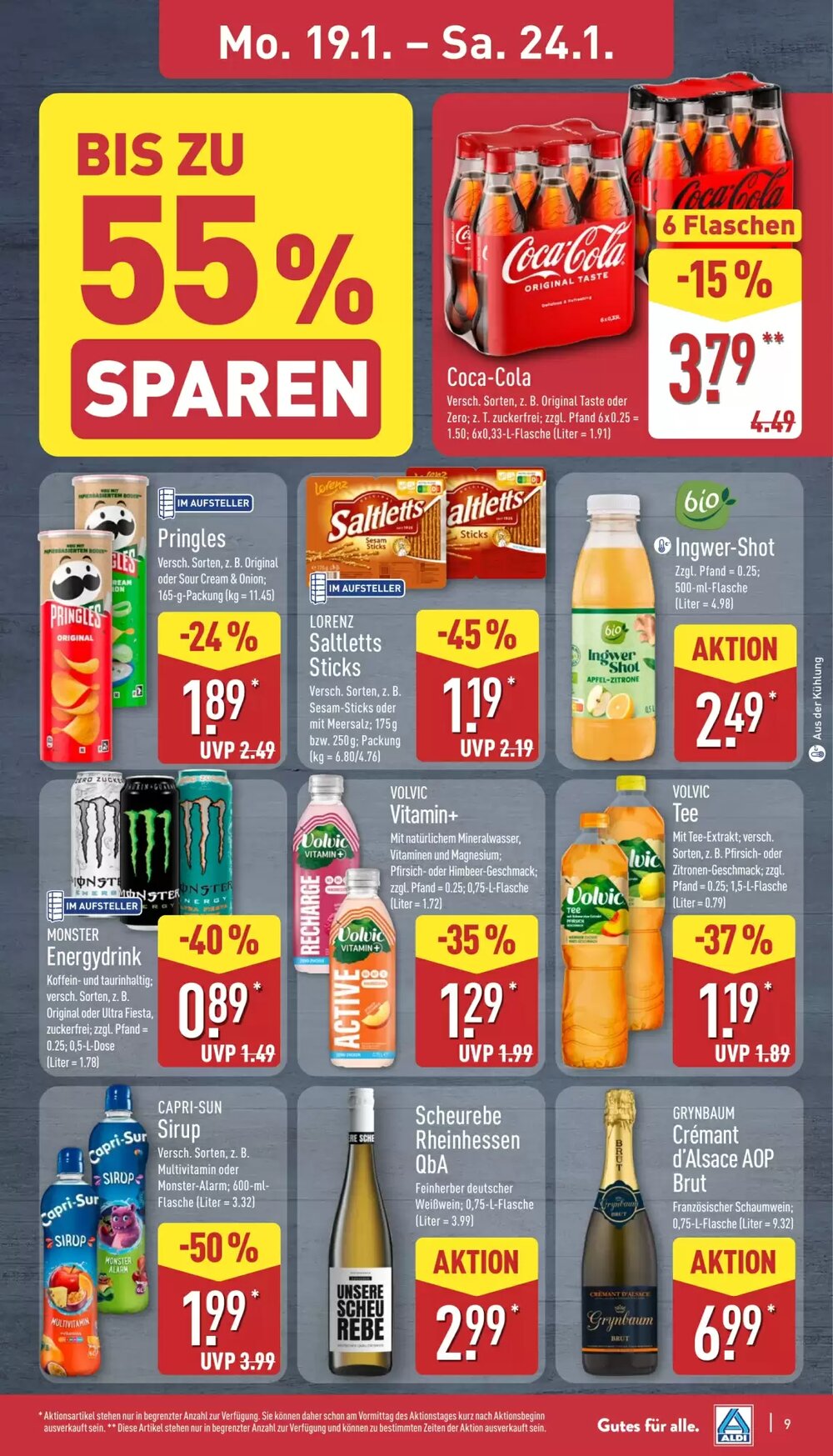 Aldi Nord Prospekt (ab 19.01.2026) zum Blättern - Seite 9