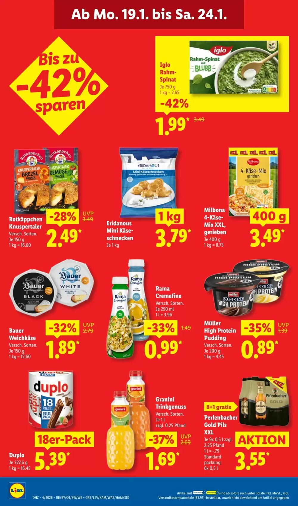 Lidl Prospekt (ab 19.01.2026) zum Blättern - Seite 16