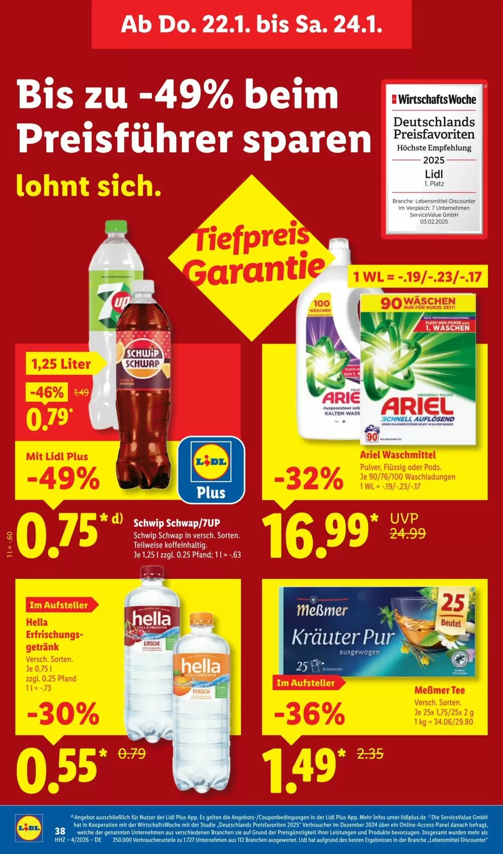Lidl Prospekt (ab 19.01.2026) zum Blättern - Seite 56