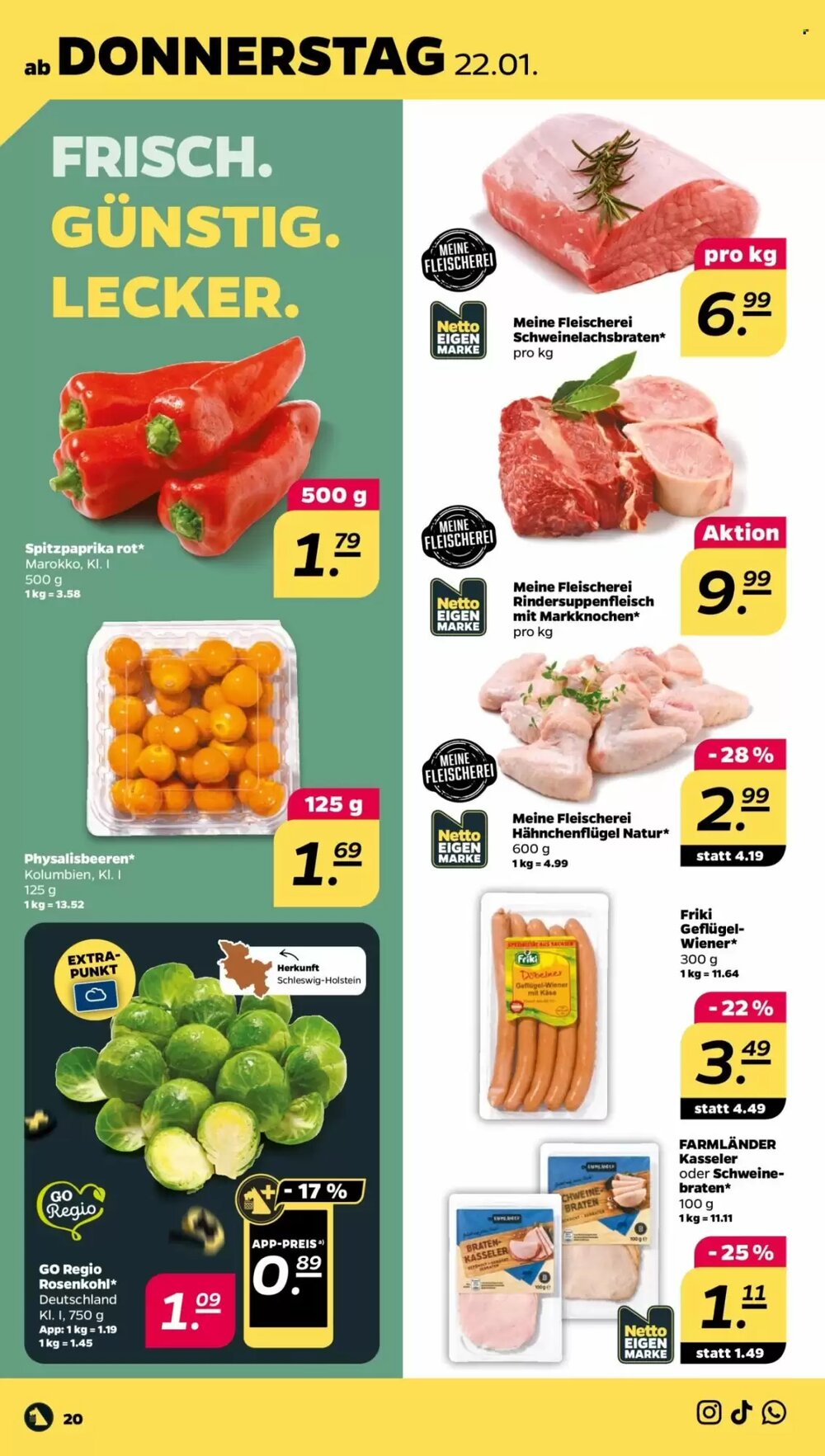 NETTO Prospekt (ab 19.01.2026) zum Blättern - Seite 22