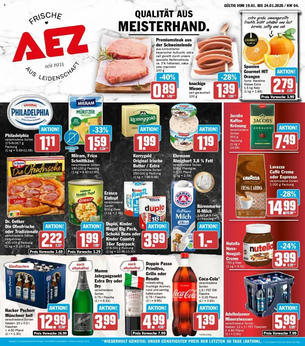 AEZ Prospekt (ab 19.01.2026) zum Blättern - Seite 1