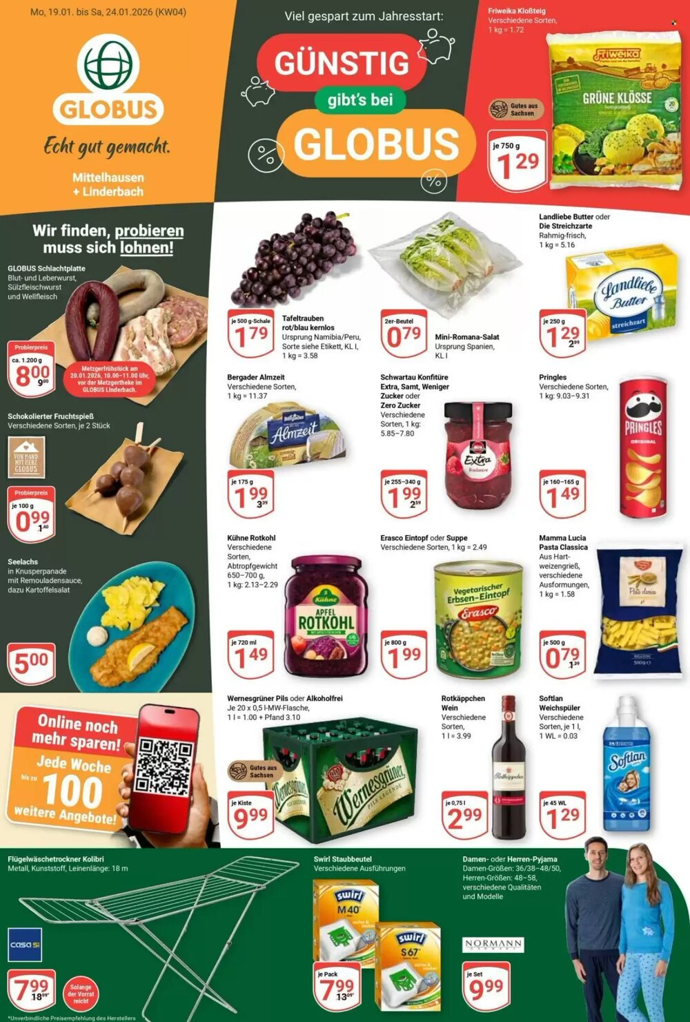 Globus Prospekt (ab 19.01.2026) zum Blättern - Seite 1