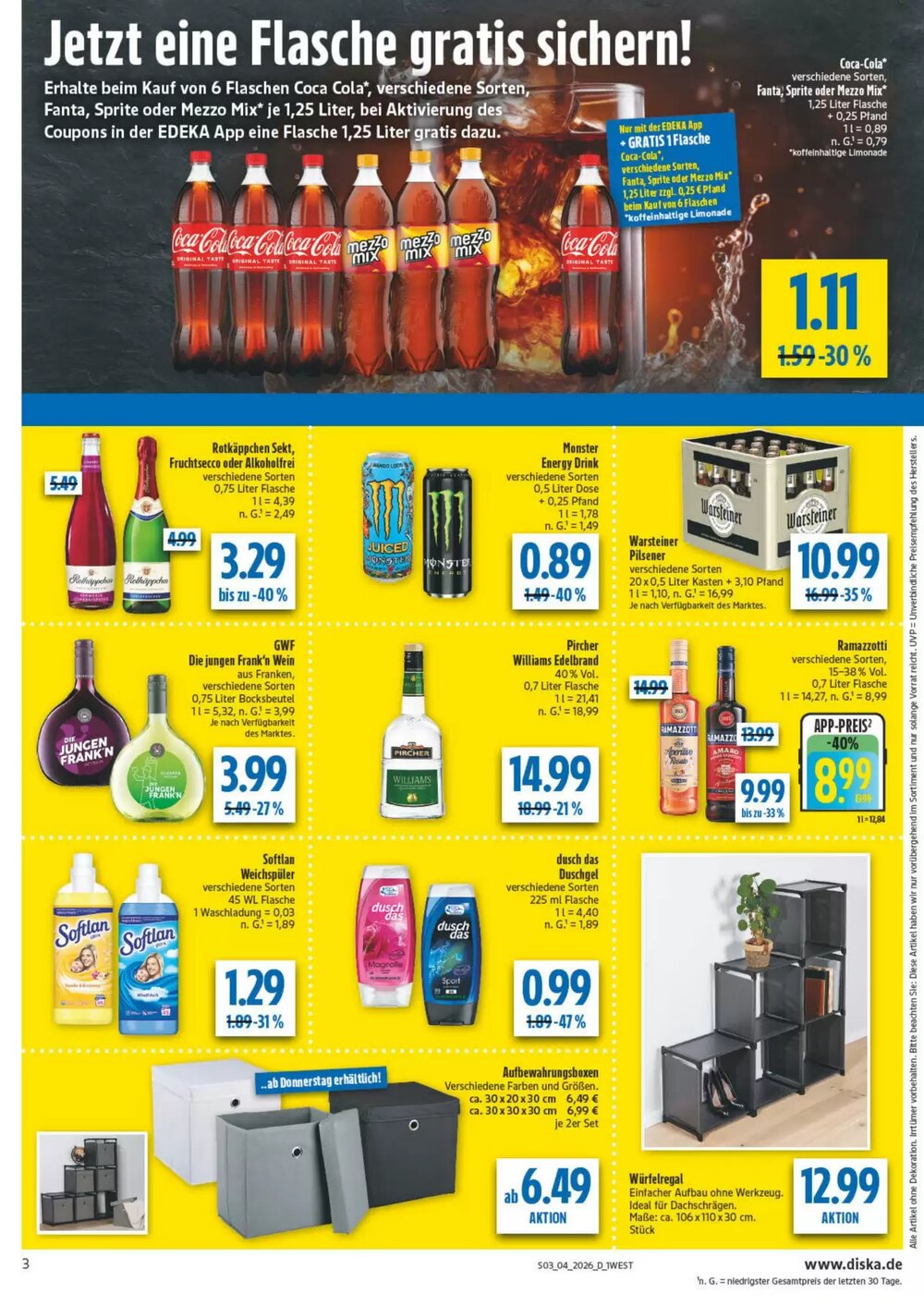 diska Prospekt (ab 19.01.2026) zum Blättern - Seite 3