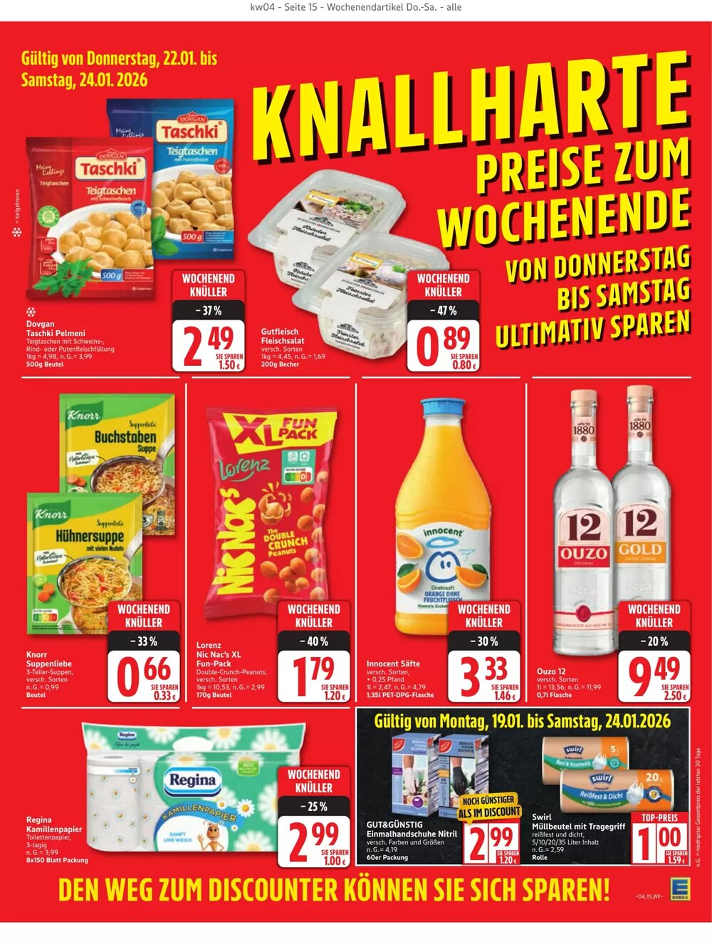 Edeka Prospekt (ab 19.01.2026) zum Blättern - Seite 15