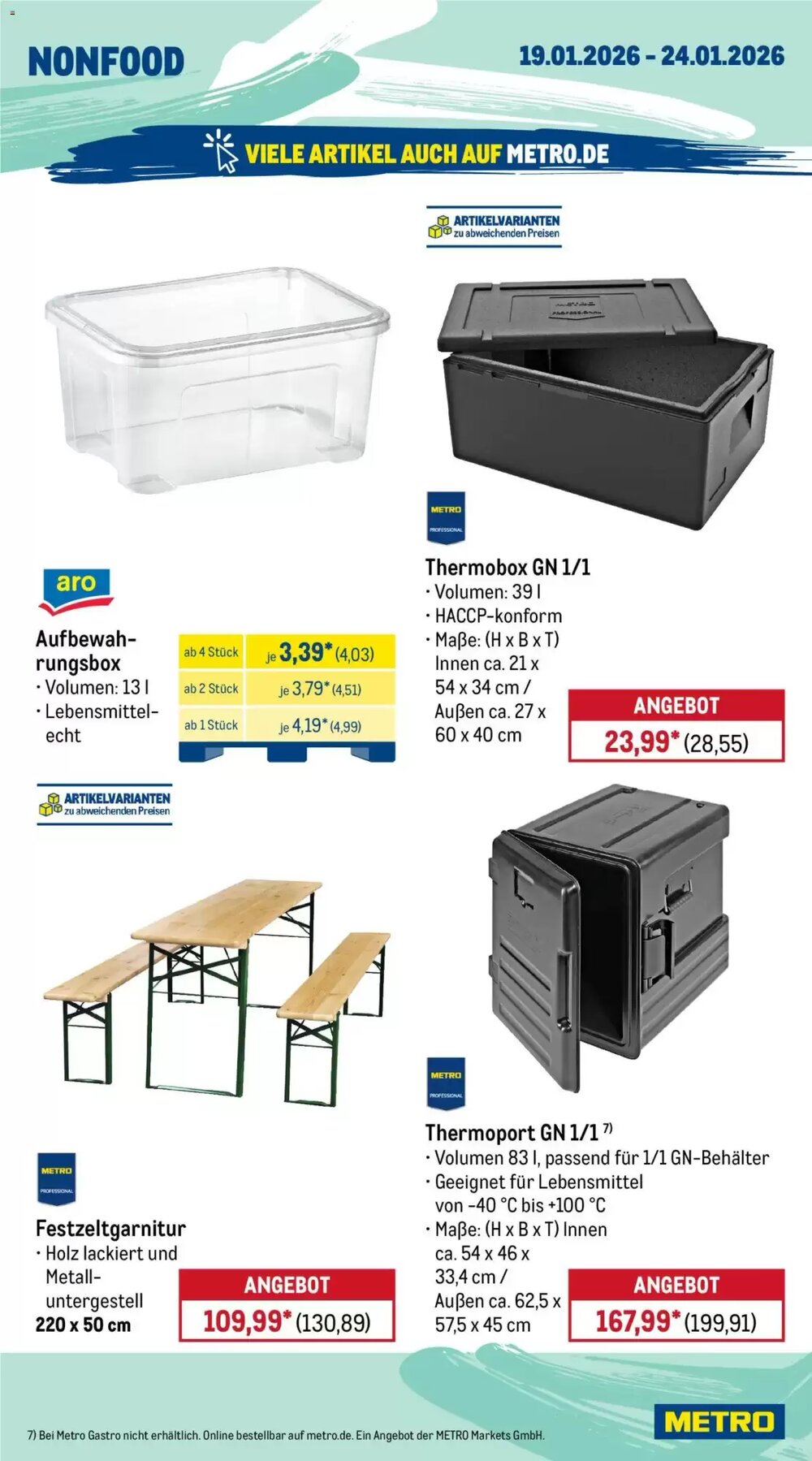 METRO Prospekt (ab 19.01.2026) zum Blättern - Seite 21