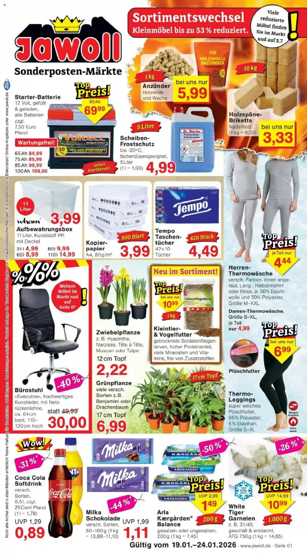 Jawoll Prospekt (ab 19.01.2026) zum Blättern - Seite 1