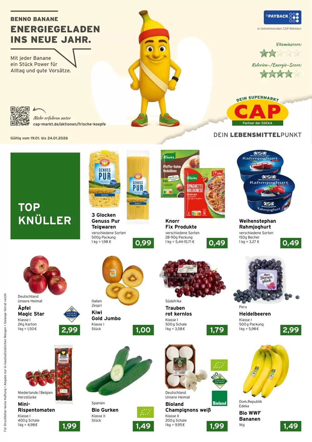 CAP Markt Prospekt (ab 19.01.2026) zum Blättern - Seite 1