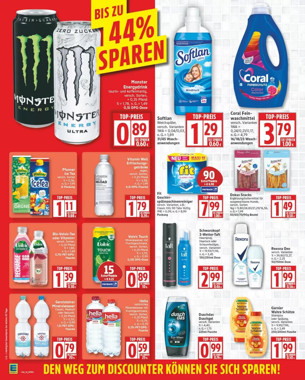 Edeka Aktiv Markt Prospekt (ab 19.01.2026) zum Blättern - Seite 14