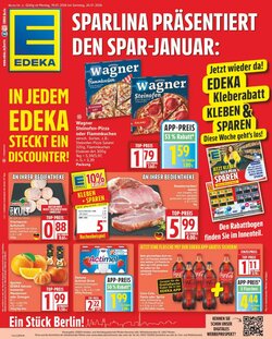 Edeka Aktiv Markt Prospekt (ab 19.01.2026) zum Blättern - Seite 1