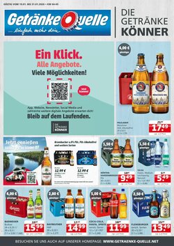 Getränke Quelle Prospekt (ab 19.01.2026) zum Blättern