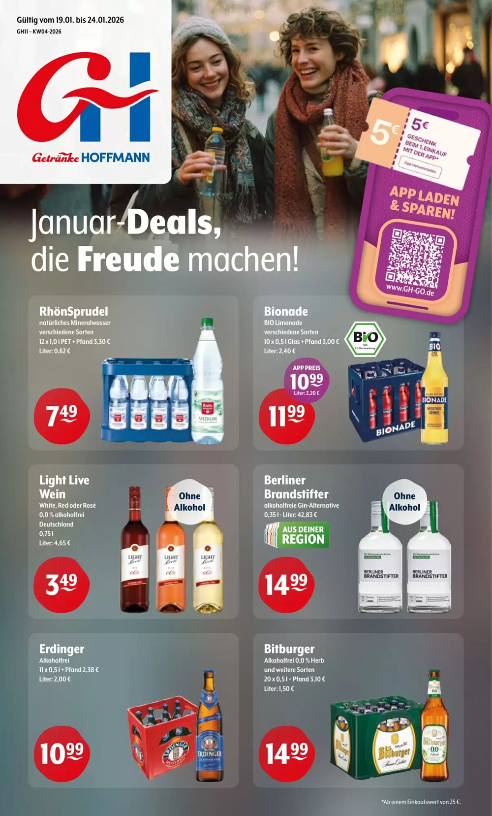 Trink und Spare Prospekt (ab 19.01.2026) zum Blättern - Seite 1