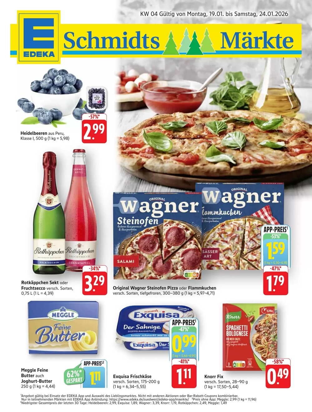 Schmidt's Märkte Prospekt (ab 19.01.2026) zum Blättern - Seite 1