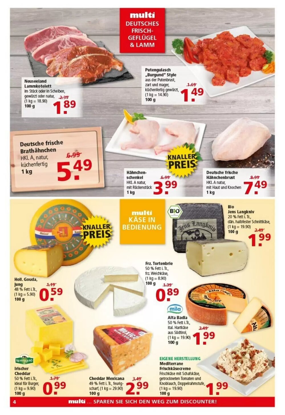 Multi Markt Prospekt (ab 19.01.2026) zum Blättern - Seite 4