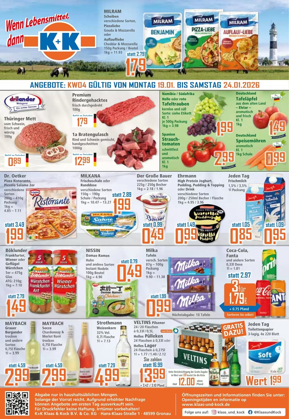 Klaas und Kock Prospekt (ab 19.01.2026) zum Blättern - Seite 1