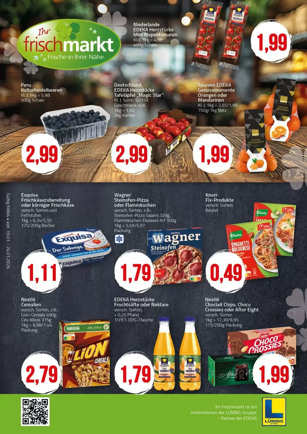 Ihr Frischmarkt Prospekt (ab 19.01.2026) zum Blättern - Seite 1