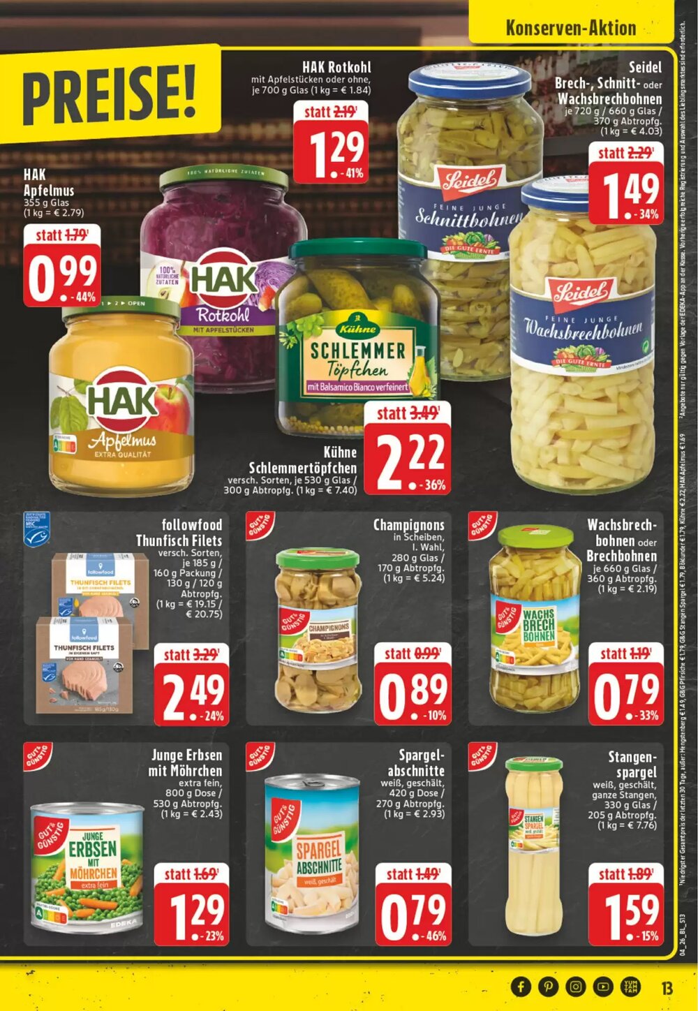 EDEKA Vogl Prospekt (ab 19.01.2026) zum Blättern - Seite 13