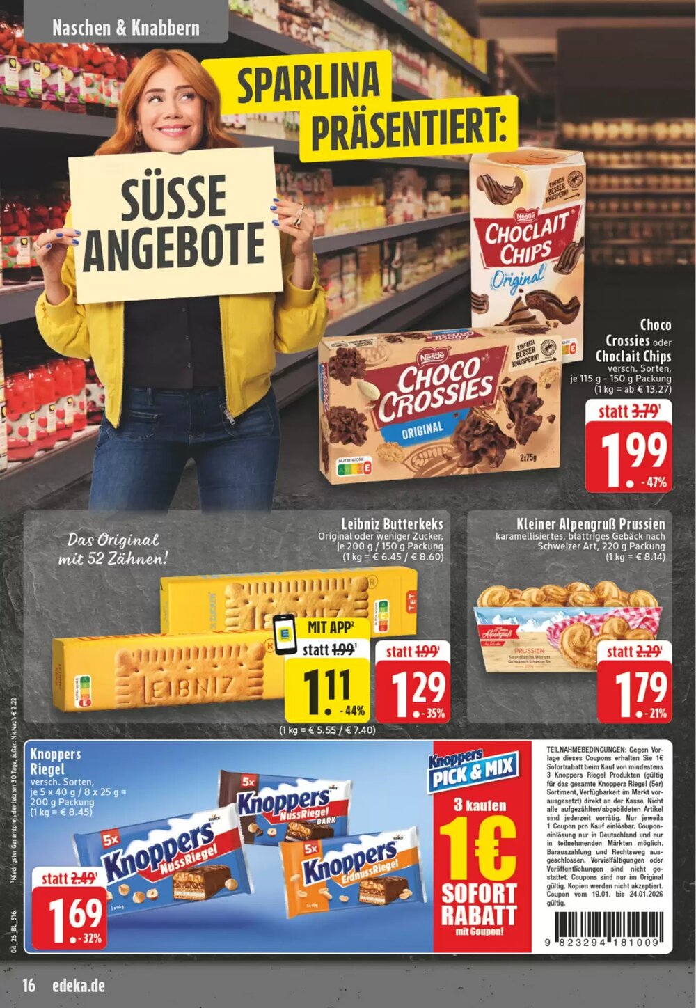 EDEKA Vogl Prospekt (ab 19.01.2026) zum Blättern - Seite 16
