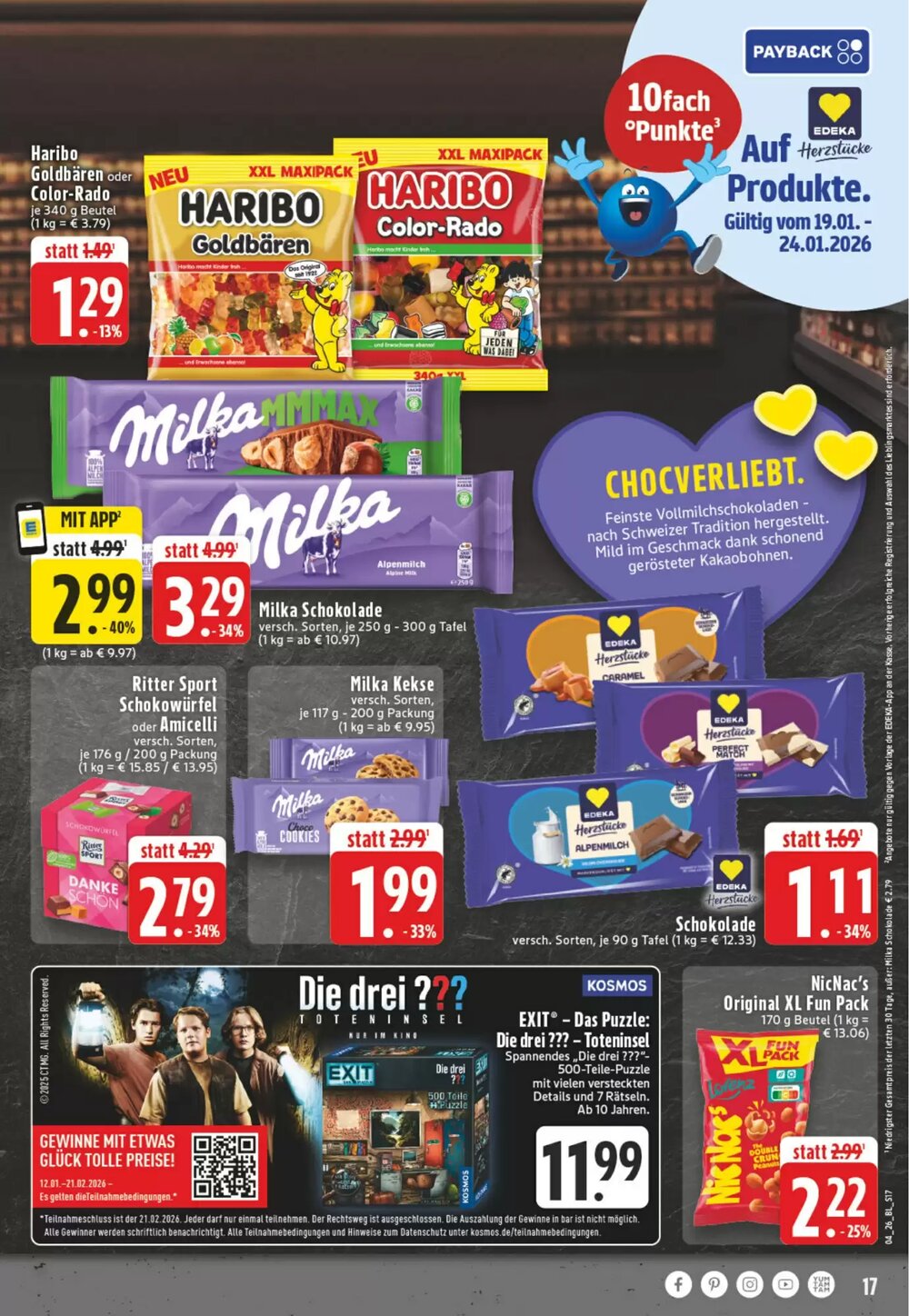 EDEKA Vogl Prospekt (ab 19.01.2026) zum Blättern - Seite 17