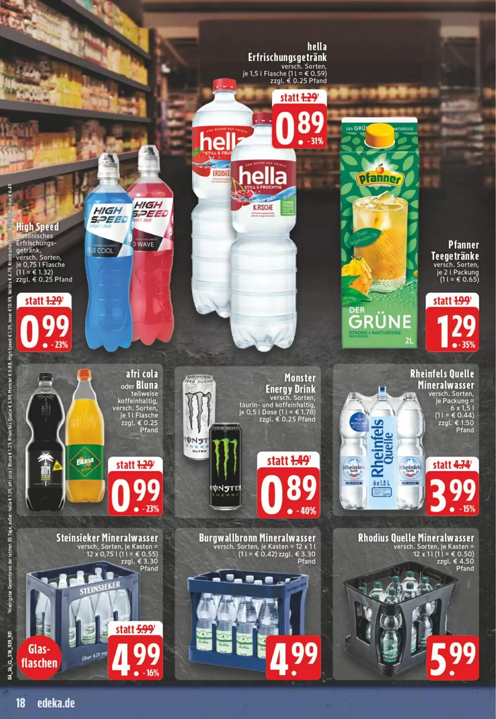 EDEKA Vogl Prospekt (ab 19.01.2026) zum Blättern - Seite 18