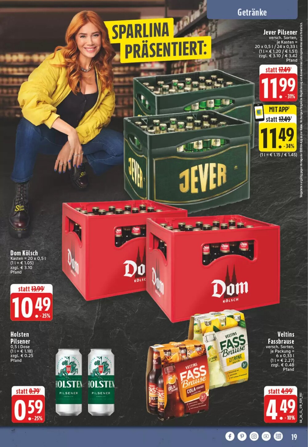 EDEKA Vogl Prospekt (ab 19.01.2026) zum Blättern - Seite 19