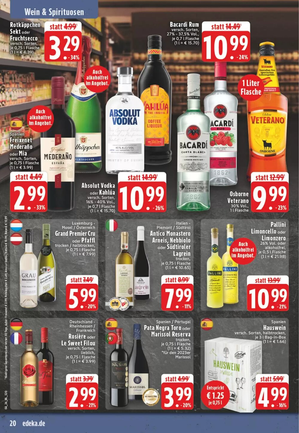 EDEKA Vogl Prospekt (ab 19.01.2026) zum Blättern - Seite 20