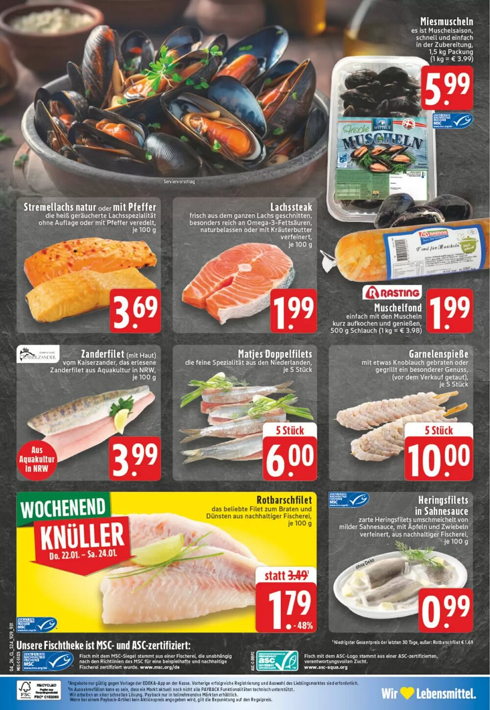 EDEKA Vogl Prospekt (ab 19.01.2026) zum Blättern - Seite 26