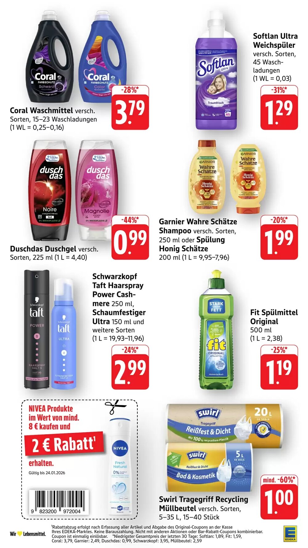 EDEKA Berger Prospekt (ab 19.01.2026) zum Blättern - Seite 42