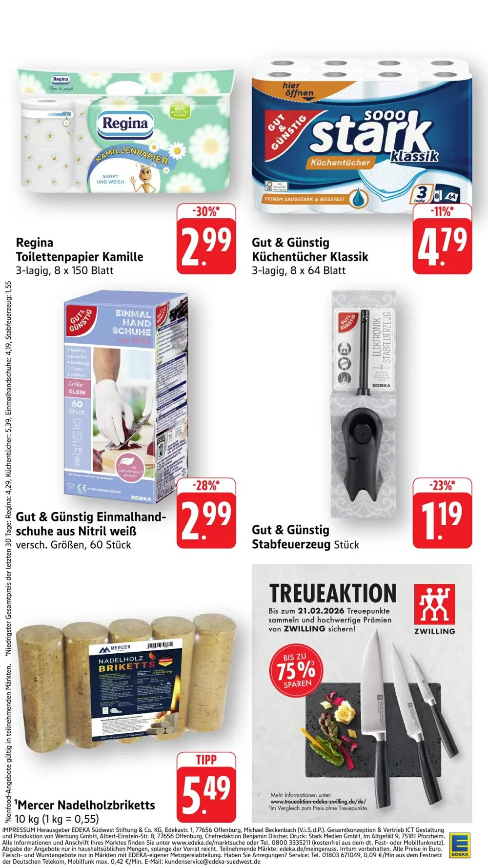 EDEKA Berger Prospekt (ab 19.01.2026) zum Blättern - Seite 43