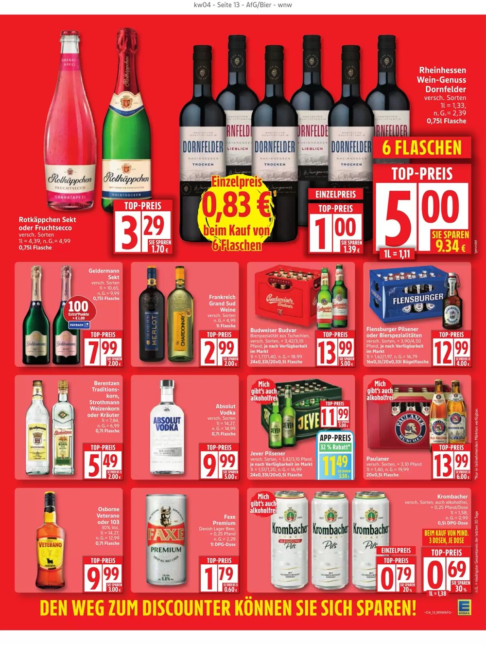 Edeka Prospekt (ab 19.01.2026) zum Blättern - Seite 13