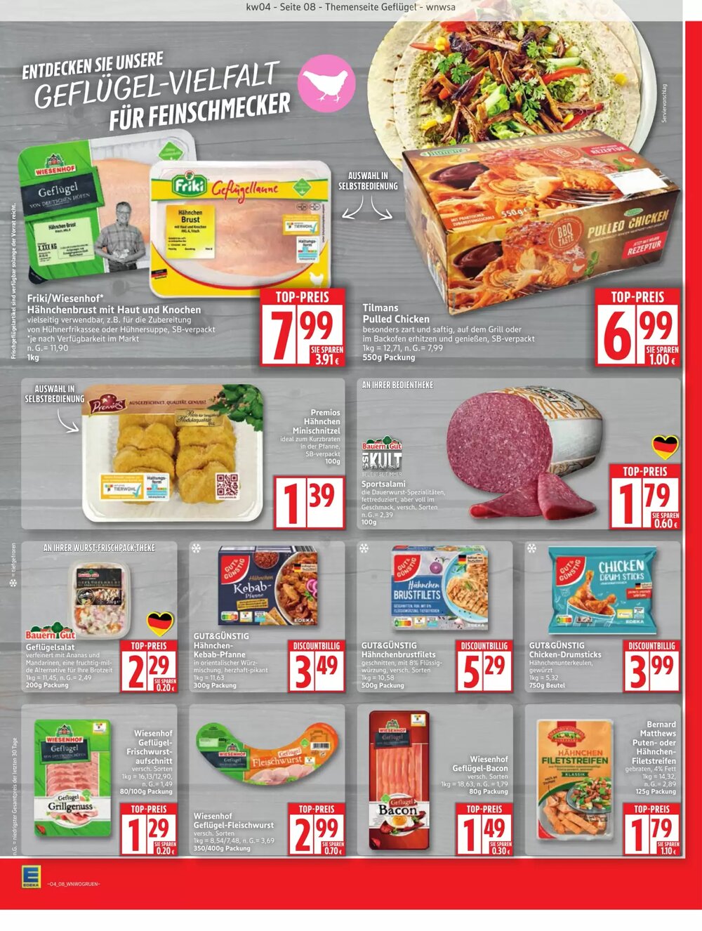 Edeka Prospekt (ab 19.01.2026) zum Blättern - Seite 8