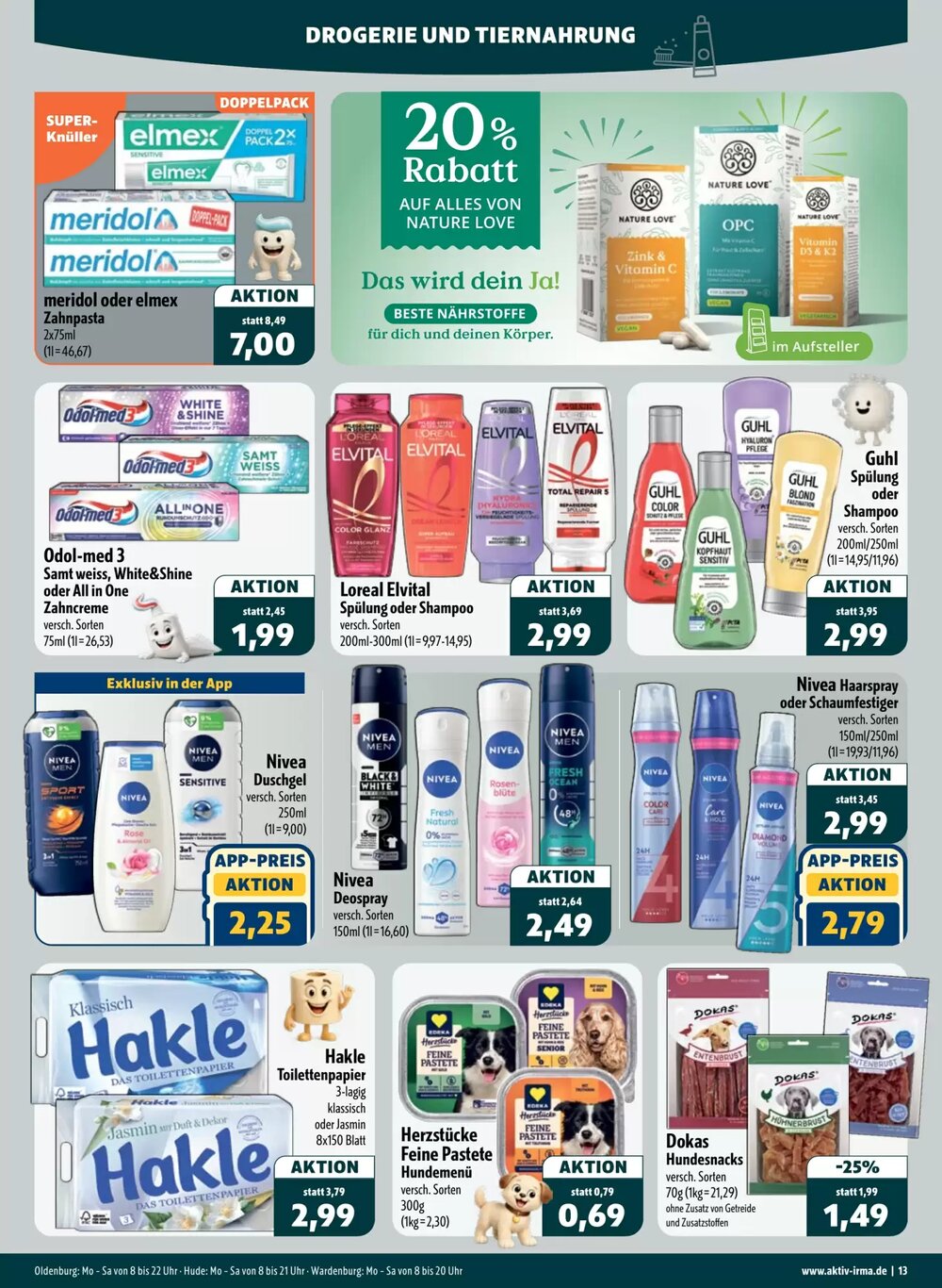 Aktiv Irma Prospekt (ab 19.01.2026) zum Blättern - Seite 13
