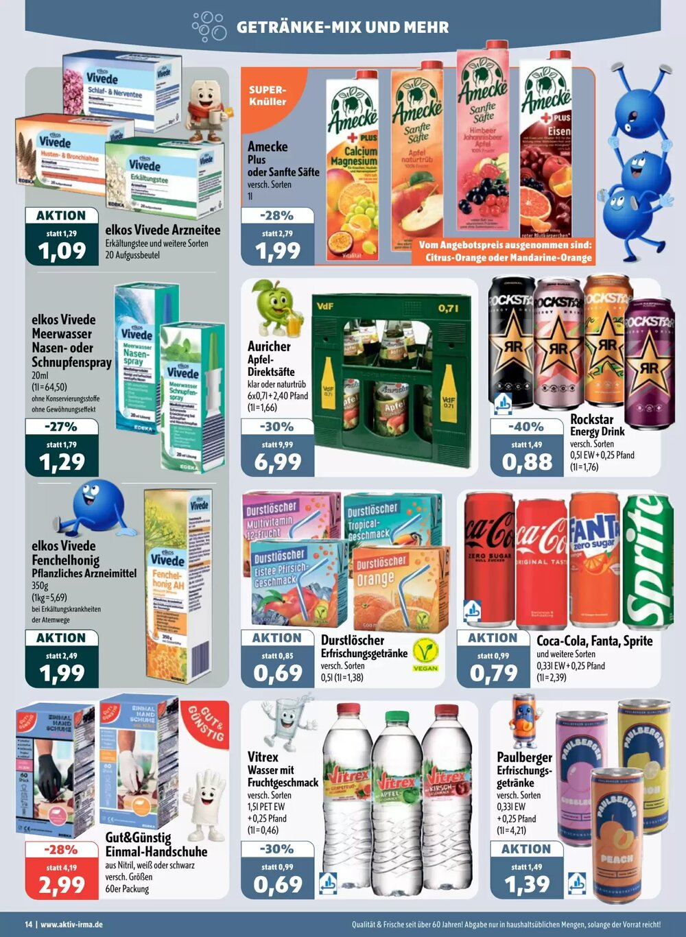 Aktiv Irma Prospekt (ab 19.01.2026) zum Blättern - Seite 14
