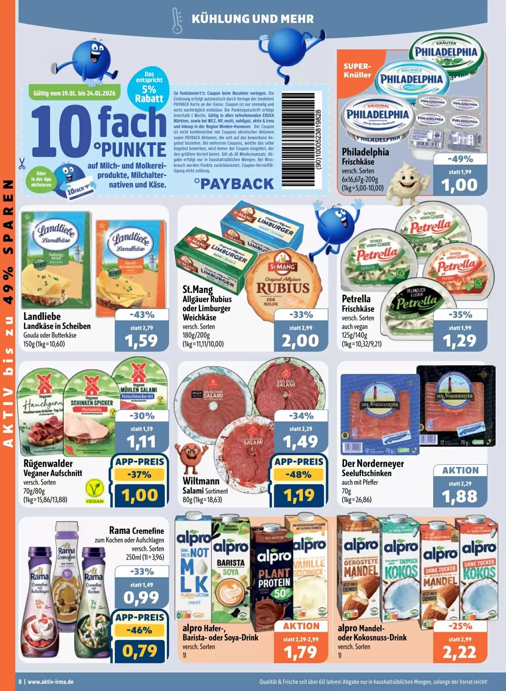 Aktiv Irma Prospekt (ab 19.01.2026) zum Blättern - Seite 8