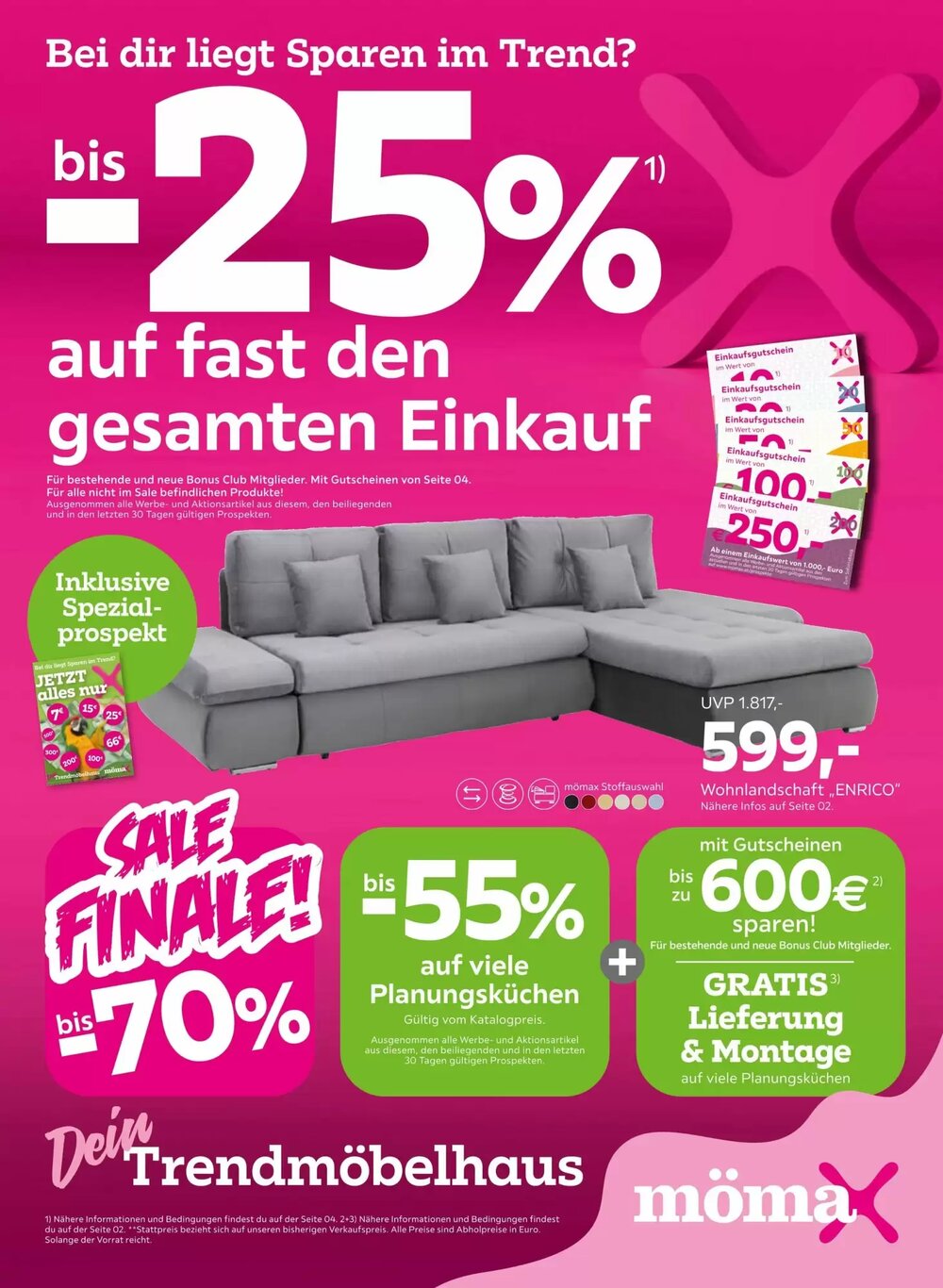 Mömax Prospekt (ab 19.01.2026) zum Blättern - Seite 1